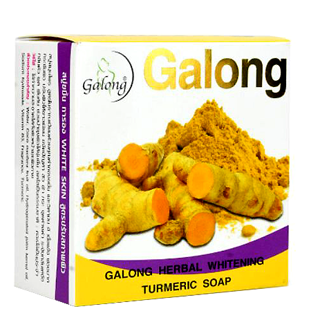 Galong การองสบู่สมุนไพรขมิ้นสูตรโบราณ 150g